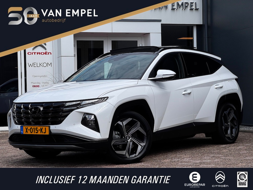 Hyundai Tucson 1.6 T-GDI PHEV Premium Sky 4WD | 97% SOH | Trekhaak | Pano | Leder + Memory | 360 Camera | Winter Pack