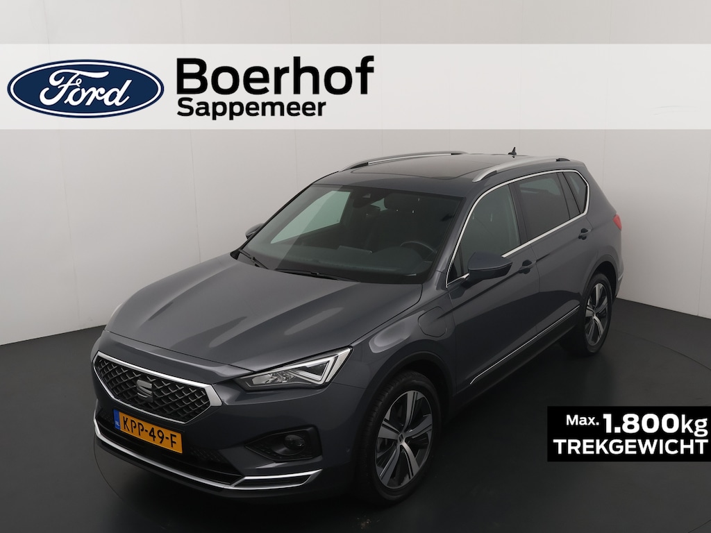 SEAT Tarraco 1.4 TSI 245 pk e-Hybrid PHEV Xcellence | Trekhaak | Stoel & Stuurwiel verwarming | Adapt. cruise | Dodehoek detectie | Pano | Clima |