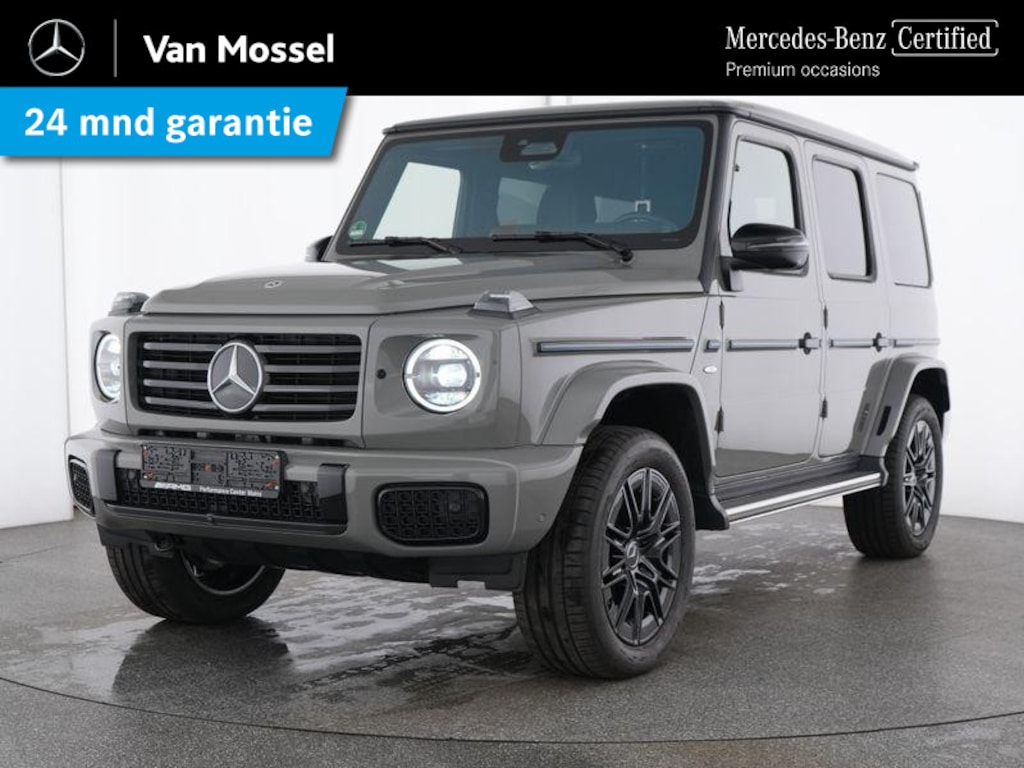 Mercedes-Benz G-klasse 580 met EQ-Technologie Edition One 116 kWh MANUFAKTUR classicgrau /AMG pakket /Burmester 3D /MBUX  TV's achter /360 Camera