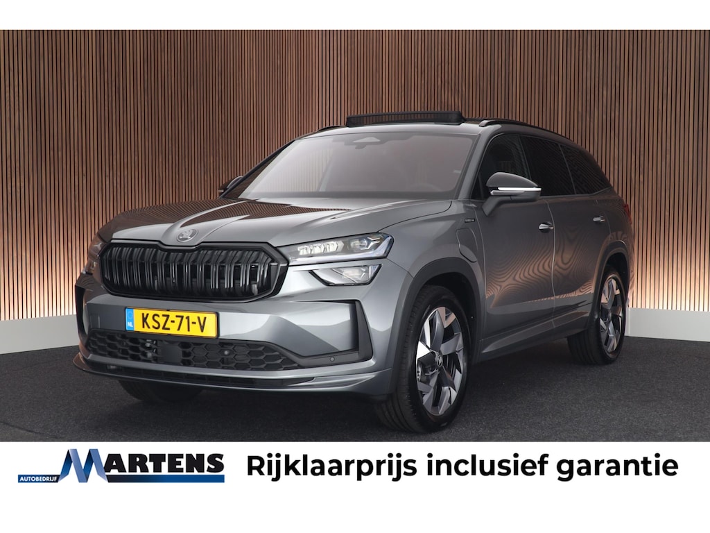 Skoda Kodiaq 1.5 TSI 204pk PHEV Sportline Business Trekhaak Camera Canton LED Memory Stoelverwarming Panoramadak Navigatie