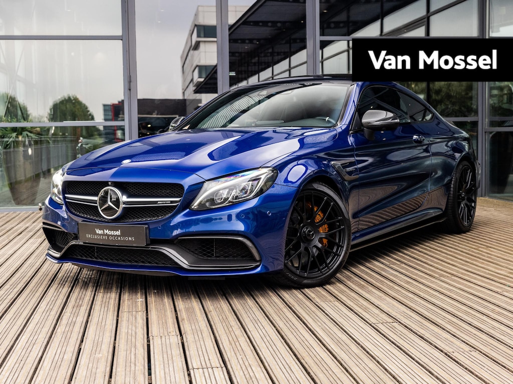 Mercedes-Benz C-klasse Coupé AMG 63 S | KERAMISCH | BURMESTER | AMG PERFORMANCE UITLAAT | PANORAMA/SCHUIF-KANTELDAK | AMG PERFORMANCE STOELEN | AMG DRIVERS PACKAGE |