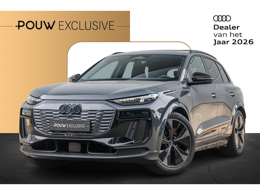 Audi Q6 e-tron 388pk S Edition Quattro 100 kWh | Panoramadak | Luchtvering | Trekhaak | Topview | Sportstoel Plus | Bijrijdersscherm | Stuur- / Stoelverwarming