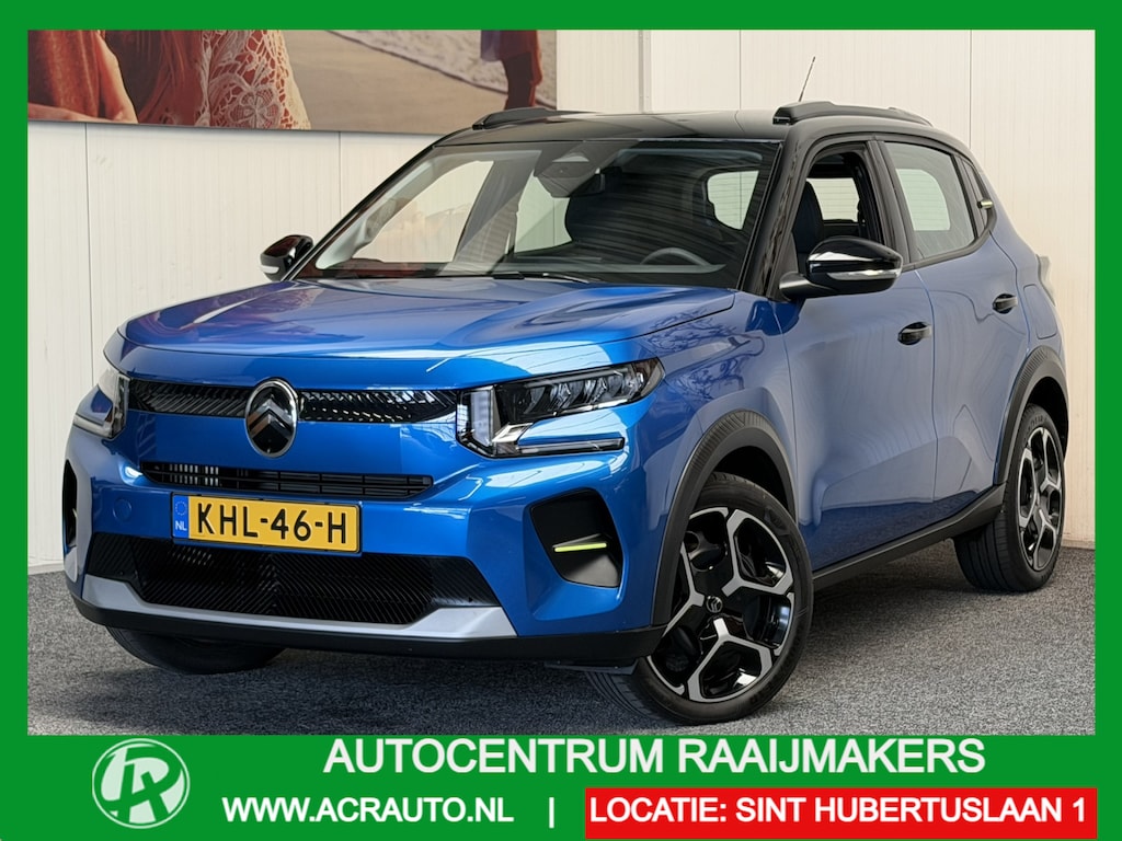 Citroën C3 1.2 TURBO PLUS 100PK NIEUW MODEL 2025 50 STUKS OP VOORRAAD !!! NAVIGATIE VIA APPLE CARPLAY/ANDROID CRUISE CONTROL AIRCO BLUETOOTH TELEFOON RIJSTROOKSENSOREN PDC ZEER MOOI !!