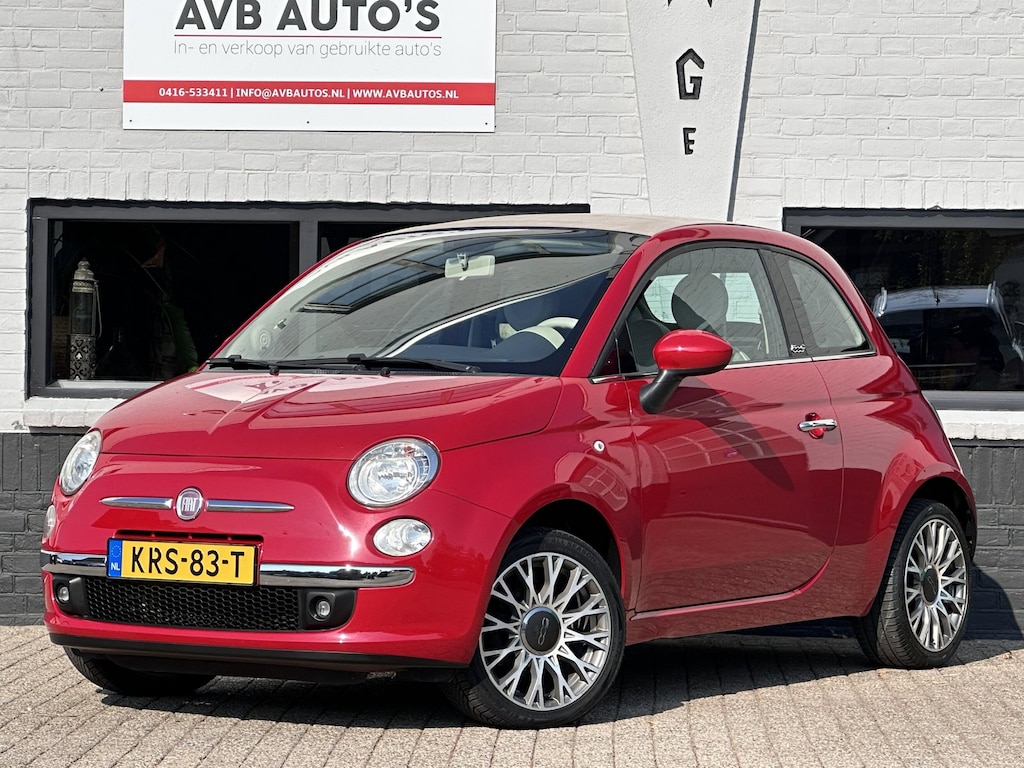 Fiat 500C 1.2 Lounge Cabrio Airco PDC Half Leder