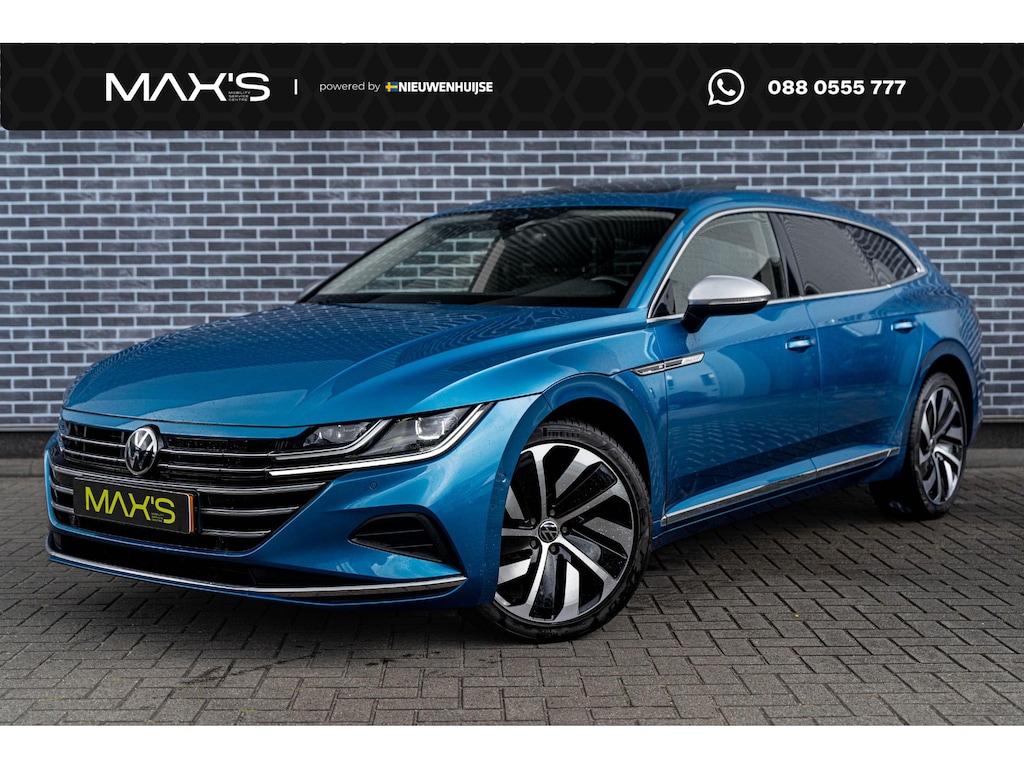 Volkswagen Arteon Shooting Brake 1.4 TSI eHybrid Elegance Business+ | Panoramadak | Trekhaak | Nappaleder | Stoelmassage | Stoelverwarming voor en achter | Parkeerassistent | Dodehoekdetectie | Navigatie Discover Pro | Plug-in Hybrid (PHEV)