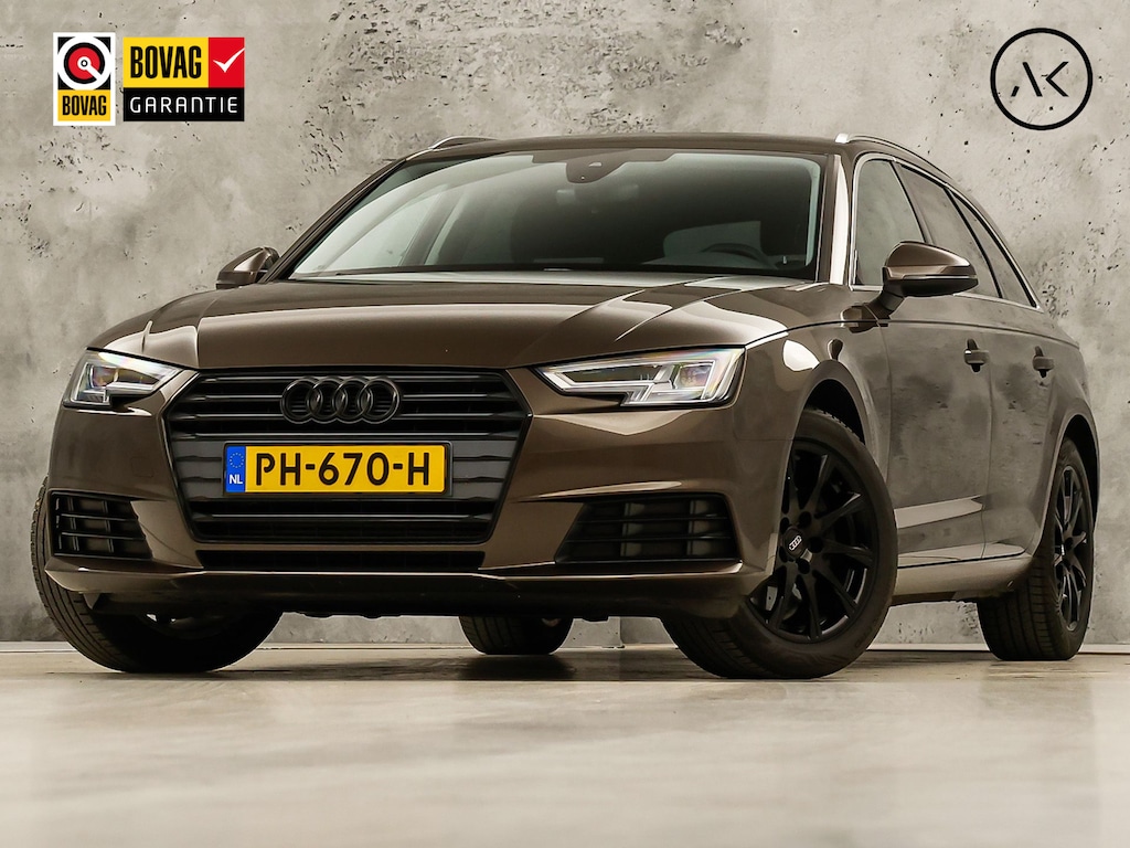 Audi A4 Avant 2.0 TFSI S-Line Sport 190Pk Automaat (NAVIGATIE, SFEERVERLICHTING, PLAT S-LINE SPORTSTUUR, GETINT GLAS, SPORTSTOELEN, CAMERA, TREKHAAK, NIEUWE APK, NIEUWSTAAT)