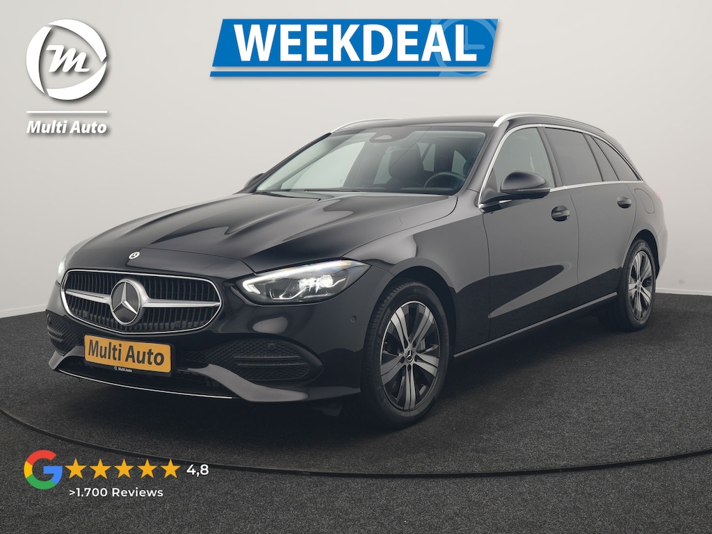 Mercedes-Benz C-klasse Estate 300 e Avantgarde PHEV 313pk Dealer O.H | Cruise Control | Camera | Apple Carplay | Virtual | Elektrische Sportstoelen Verwarmd | Navigatie | MBUX Infotainment | DAB | 17"L.M | Plug In Hybrid |