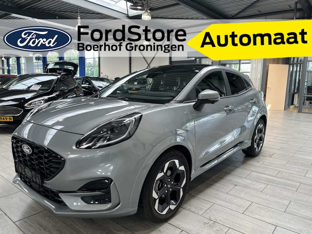 Ford Puma EcoBoost Hybrid 155PK ST-Line X | Winter Pack | Pano | 360° Camera | B&O | Matrix LED | El. a. klep | Adapt. cruise