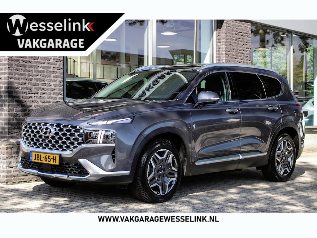 Hyundai Santa Fe 1.6 T-GDI AWD PHEV Premium Sky - SOH 100% | Schuif/-kanteldak | Ad. Cruise | Stoelverw.+vent.