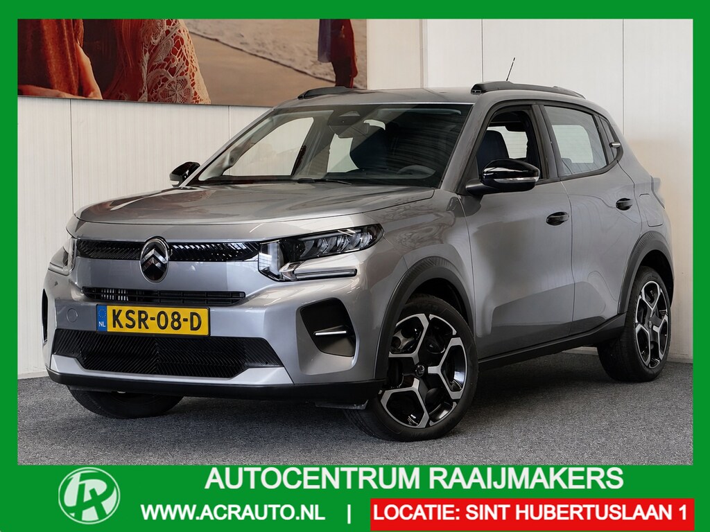 Citroën C3 1.2 TURBO PLUS 100PK NIEUW MODEL 2025 50 STUKS OP VOORRAAD !!! NAVIGATIE VIA APPLE CARPLAY/ANDROID CRUISE CONTROL AIRCO BLUETOOTH TELEFOON RIJSTROOKSENSOREN PDC ZEER MOOI !!