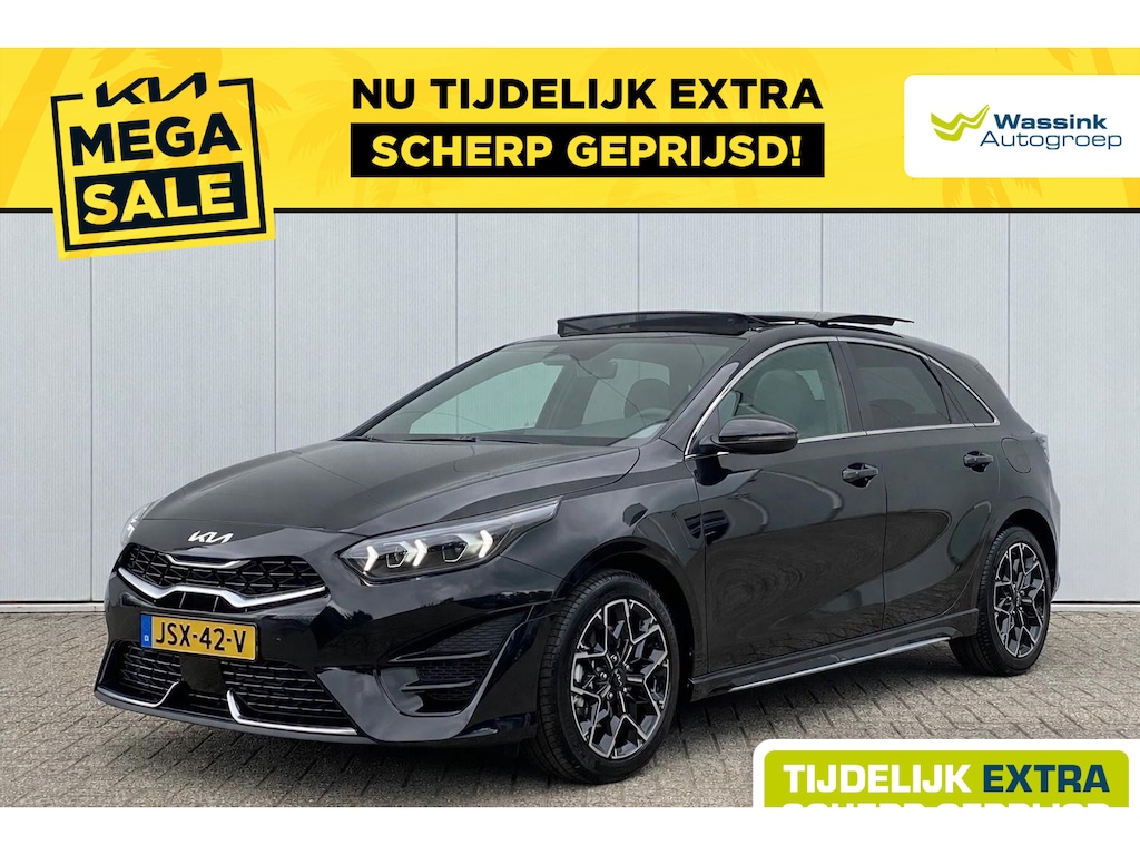 Kia Ceed 1.5 T-GDi 140pk GT-PlusLine |VOORDEEL | Navigatie | Camera | CarPlay | JBL | Stoel- stuurverwarming | Glazen schuif- kantel dak |