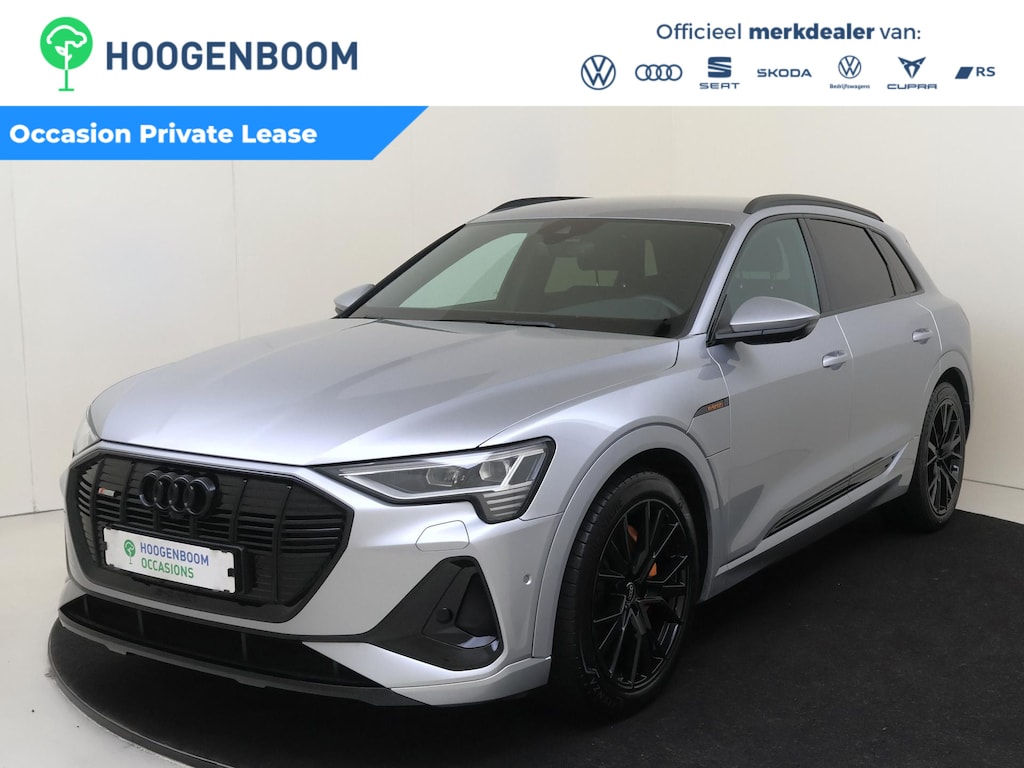 Audi E-tron 55 quattro S edition 95 kWh | SoH 100% | Luchtvering | 360 camera | Bang & Olufsen | Cruise control | 4-zone airco | Matrix LED verlichting | Keyless | Stoelverwarming | Navigatie | Sfeerverlichting |