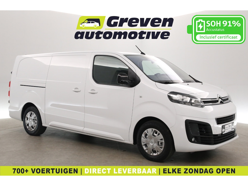 Peugeot e-Expert Citroën e-Jumpy 75 kWh L3H1 | Snelladen | SOH 91% | Clima | Camera | Cruise | 3 Zits | Carplay | Parkeersens.