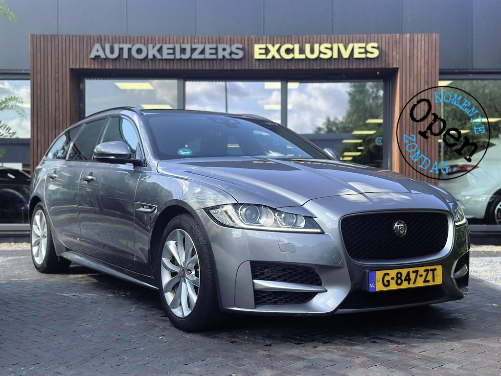 Jaguar XF Sportbrake 2.0d Chequered Flag R Sport Panoramadak Carplay Stoelverw.