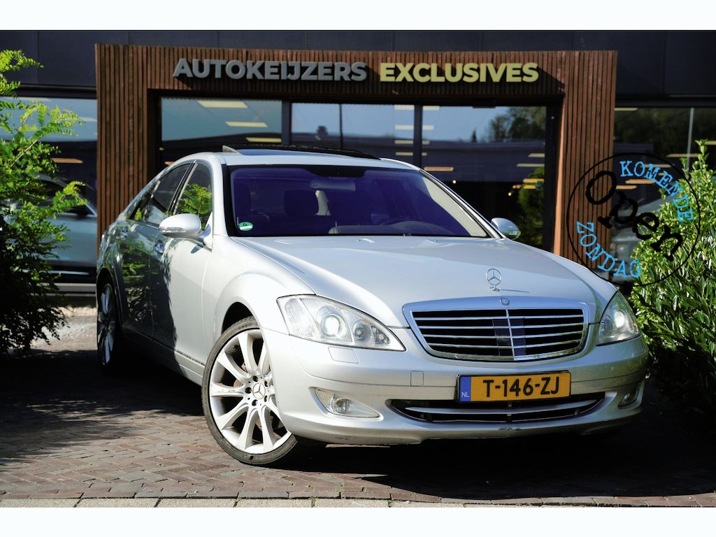 Mercedes-Benz S-klasse 500 V8 Panodak Memory Stoelventilatie Navi Cruise Stuurverw.
