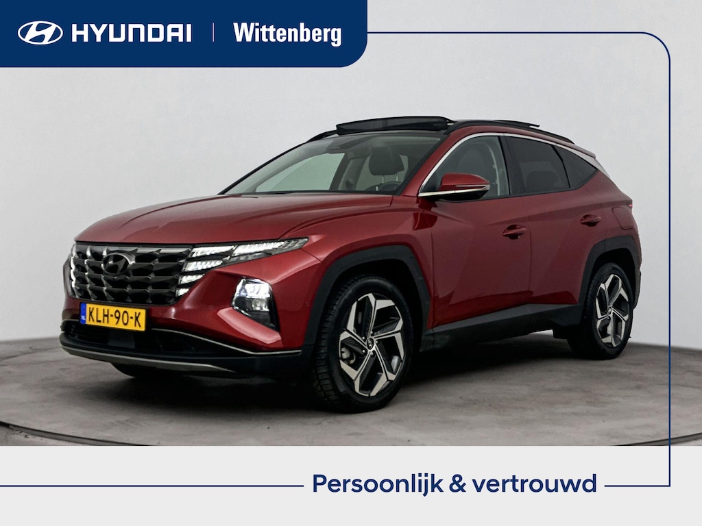 Hyundai Tucson 1.6 T-GDI HEV Premium Sky | Panoramadak | Leer | Stoelverwarming & verkoeling | Navigatie | Stuurverwarming | 360 Camera | Memory |