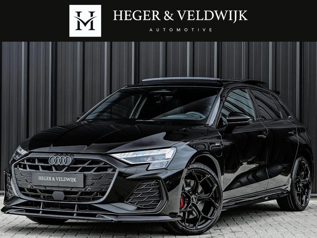 Audi A3 Sportback 45 TFSI e S edition Competition | Panoramadak | 5 jr Garantie | HUD | Sonos Sound | Camera | Ambiance interieur | Active Cruise | S-Seats + Memory | Stoelverwarming | Keyless |