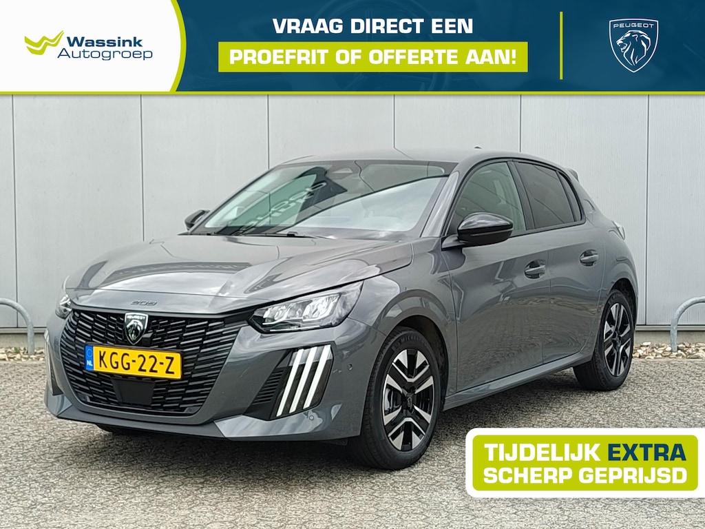 Peugeot 208 1.2 Hybrid 110pk Allure Automaat VOORRAAD VOORDEEL | Navigatie | Parkeercamera | Parkeersensoren | Direct leverbaar