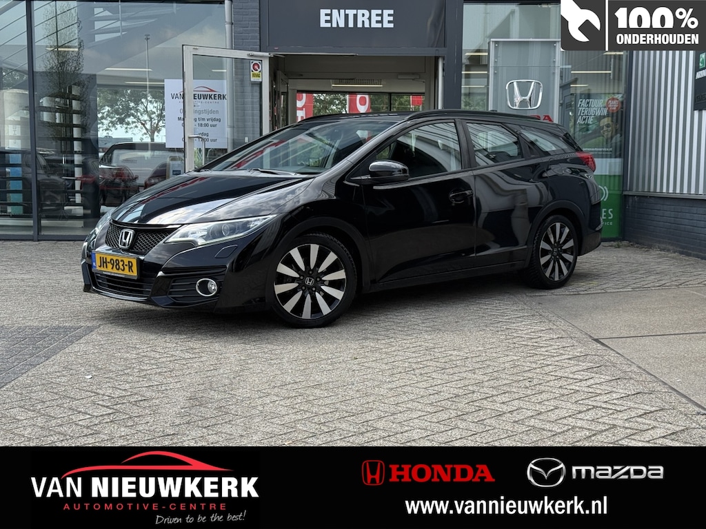 Honda Civic 1.8i Automaat Elegance | Camera | Clima | Trekhaak |Cruise | Stoelverwarming | Dealer Onderhouden | NL Auto |