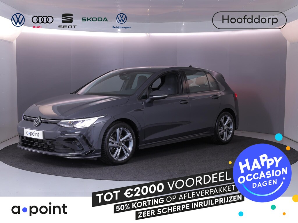 Volkswagen Golf 1.5 eTSI R-Line 130 pk Automaat (DSG) | Private lease vanaf €587 | Navigatie via App | Parkeersensoren | Autom. airco | Apple Carplay/Android Auto | R-Line |