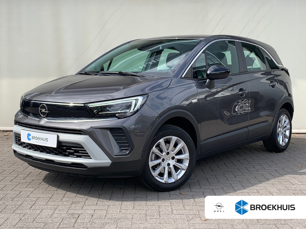 Opel Crossland 1.2 Turbo Elegance Airco | Camera | Cruise Control | DAB | Keyless | LED | LMV 16" | Navi | Stoel-Stuurverwarming | Trekhaak |