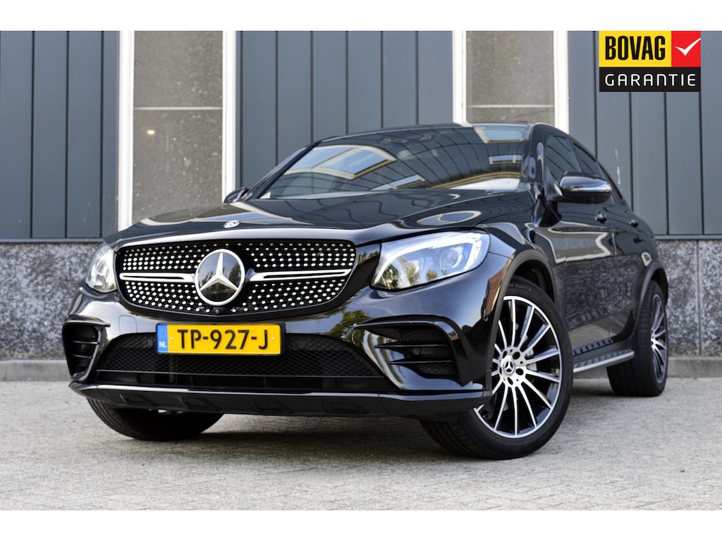 Mercedes-Benz GLC Coupe 250 4MATIC Premium Plus AMG-Styling Rijklaarprijs-Garantie Schuifdak Leder Interieur 20Inch Rond omzicht camera