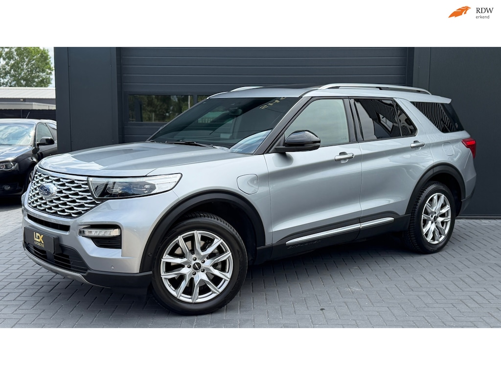Ford Explorer 3.0 V6 EcoBoost PHEV Platinum Carplay|7persoons|Pano|360°