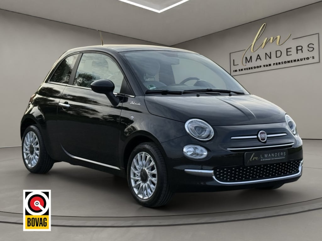 Fiat 500 1.0 Hybrid Dolcevita 2022 Zwart | Apple CarPlay | Climate Contro