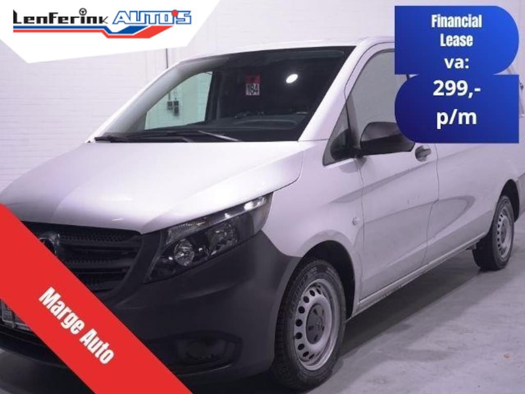 Mercedes-Benz Vito 114 CDI 136 pk Lang Marge Auto Airco, Navi Cruise Control, Laadruimte Pakket, 3-Zits