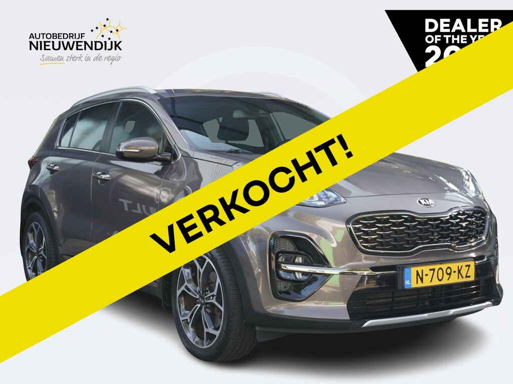 Kia Sportage 1.6 T-GDI 177pk 4WD GT-Line / TREKHAAK / NAVI / LEDER / CAMERA / PDC V+A / STOELV. / STUURV. / CLIMATE / KEYLESS / APPLE CARPLAY / ANDROID AUTO / 19'' LMV ALL-SEASON