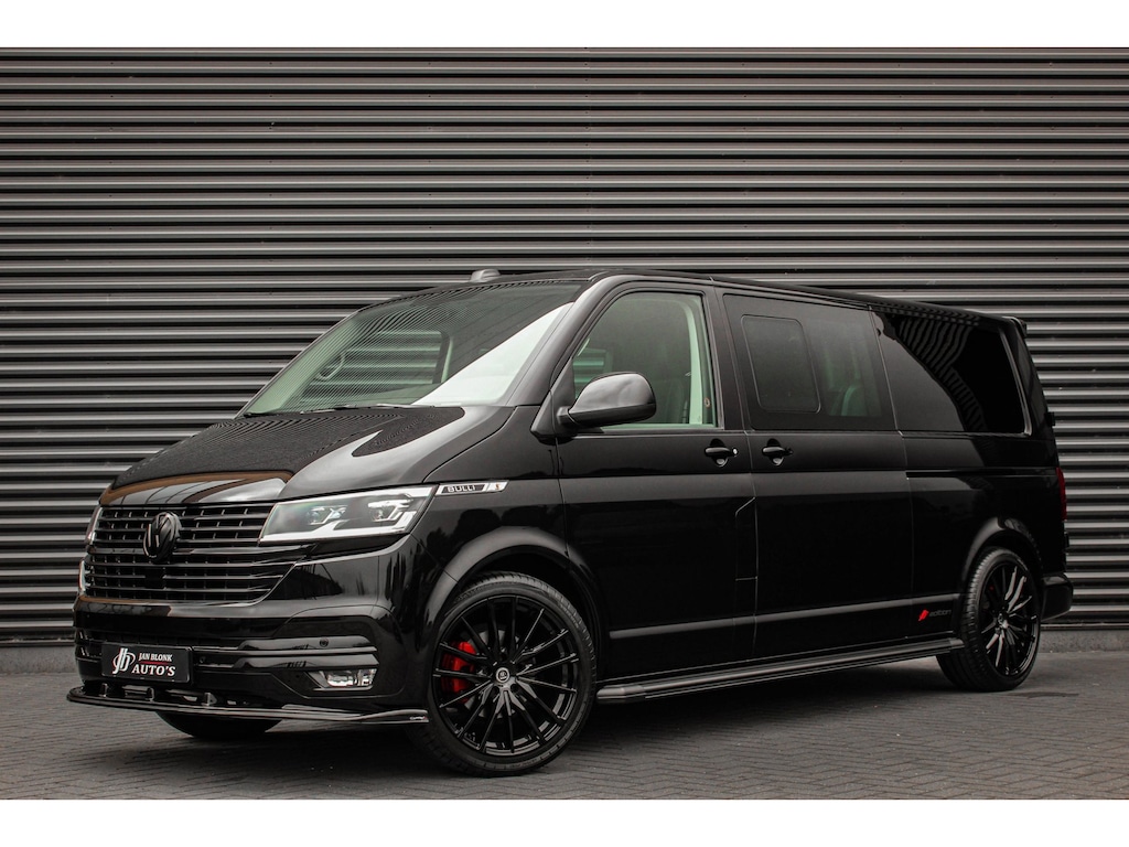 Volkswagen Transporter 2.0 TDI L2H1 150PK BULLI DC DUBBEL CABINE / JB-EDITION / FULL OPTIONS / LEDER BEKLEDING / FULL BLACK /APPLE