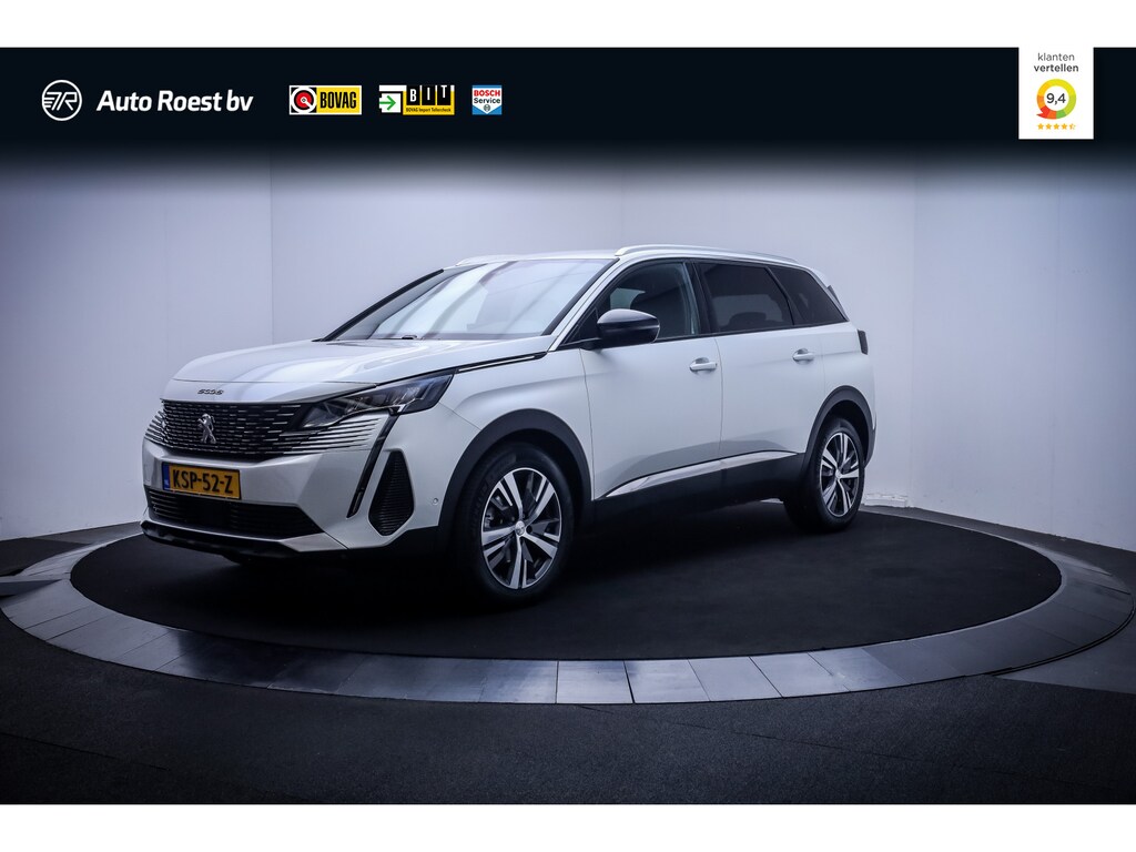 Peugeot 5008 1.2T Aut. 7p ALLURE PACK FULL LED | LUXE LEDER | 360 CAM | STOELVERW | CARPLAY | NAVI | BLINDSPOT | LMV 18''