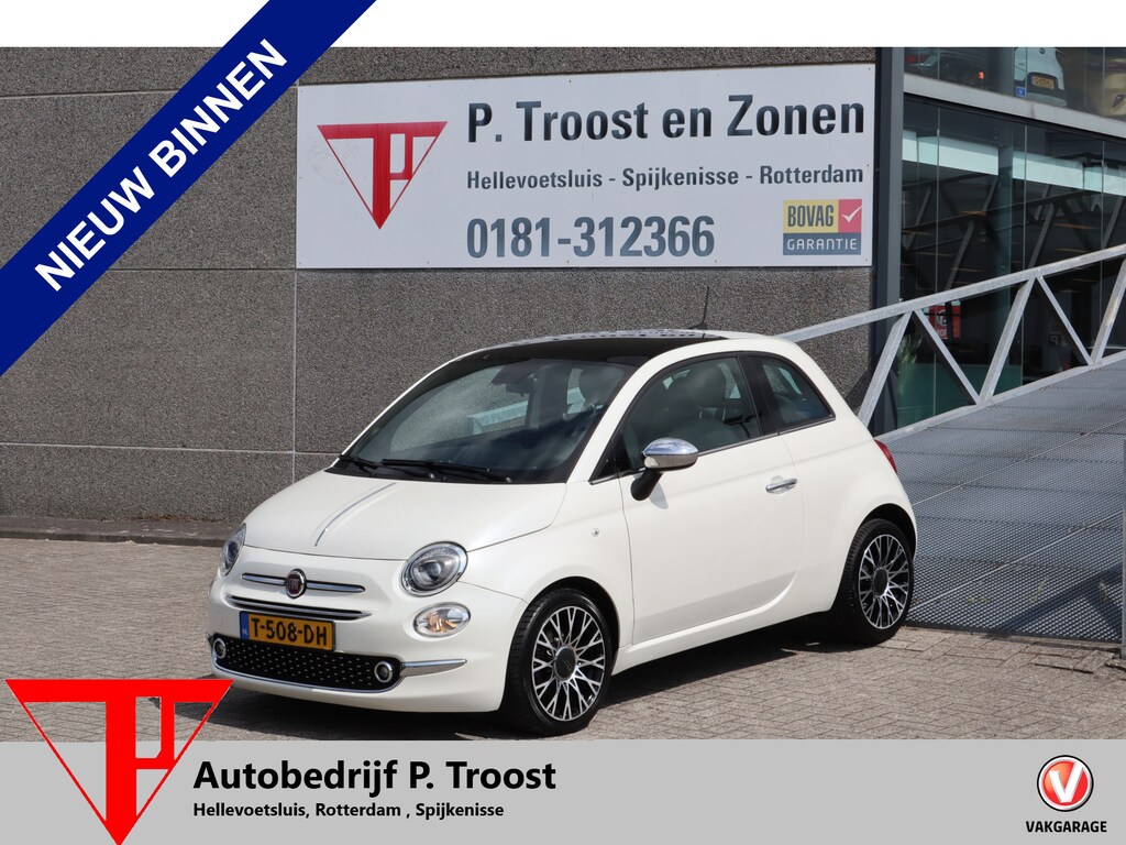 Fiat 500 1.0 Hybrid Star Panoramadak/Apple carplay/Cruise control/Parkeersensoren/Climate control/Navigatie/Bluetooth