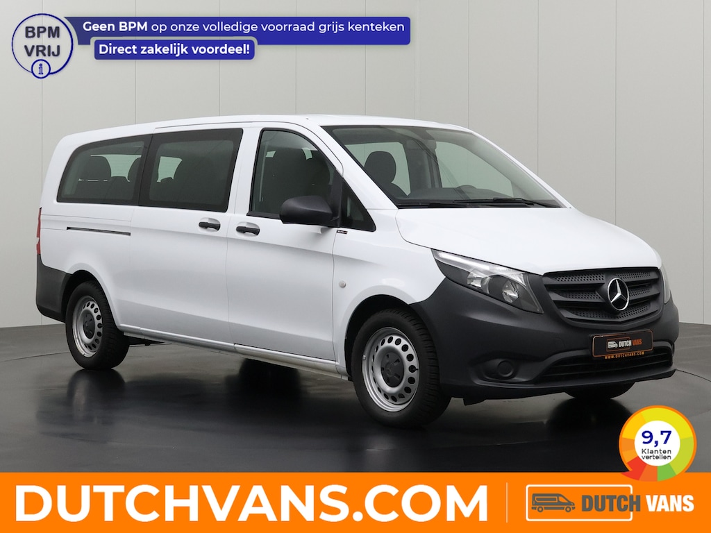 Mercedes-Benz Vito Automaat Pro Extra Lang Personenbus | Kombi | 9-Persoons | Airco | Cruise | 2-2-2-3 Stoelopstelling | Prijs inclusief Btw € 23.958,--