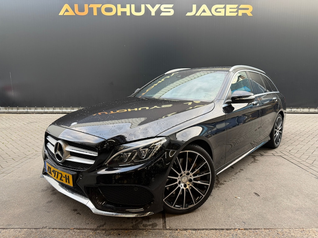 Mercedes-Benz C-klasse Estate 250 AMG Line - Pano Burmester Keyless Camera Stoelverwarming Leder Cruise