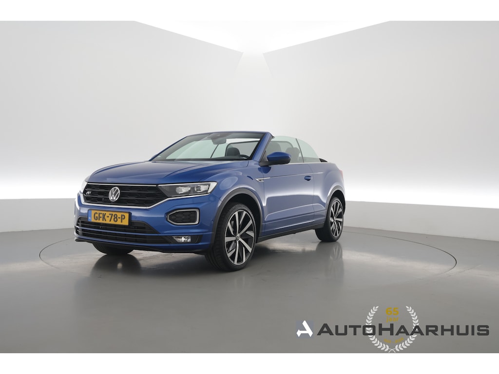 Volkswagen T-Roc Cabrio 1.5 TSI R-Line | Rijklaar! | 2x R-Line | Afn. Trekhaak | Dig. Cockpit | Beats Audio | Adapt. Cruise | Camera+PDC | Stoelverw. | Nav+App. Connect | LED | Climate | Draadloos | Keyless V
