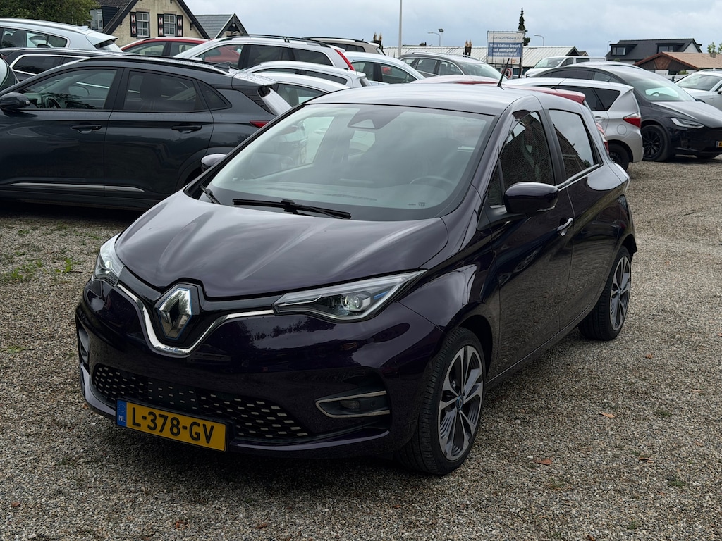 Renault Zoe R135 Edition One 52 kWh Koop Accu Grote Scherm LaneAssist Camera Cruise StoelVerwarming Carplay