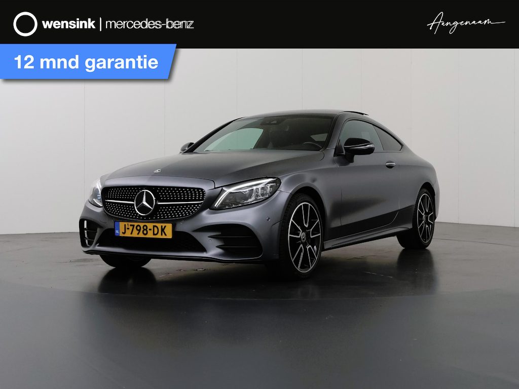 Mercedes-Benz C-klasse Coupé 180 Premium Plus Pack | AMG | Night | Panoramadak | Burmester | Multibeam | Widescreen | Keyless | Sfeerverlichting |