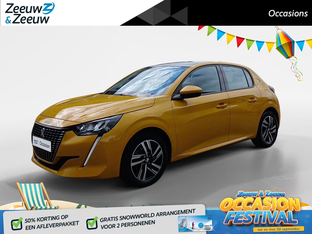 Peugeot 208 1.2 PureTech Allure | Climate | Cruise | Panodak | Parkeersensoren | navigatie | LM Velgen | Stoelverwarming |