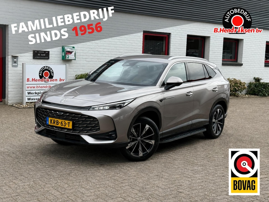 MG MG HS 1.5T GDI PHEV Aut Comfort/ Nieuwe voorraad auto/ 100 KM elektrisch bereik/ Bruin interieur/ Camera achter/ Apple Carplay/ Keyless entry