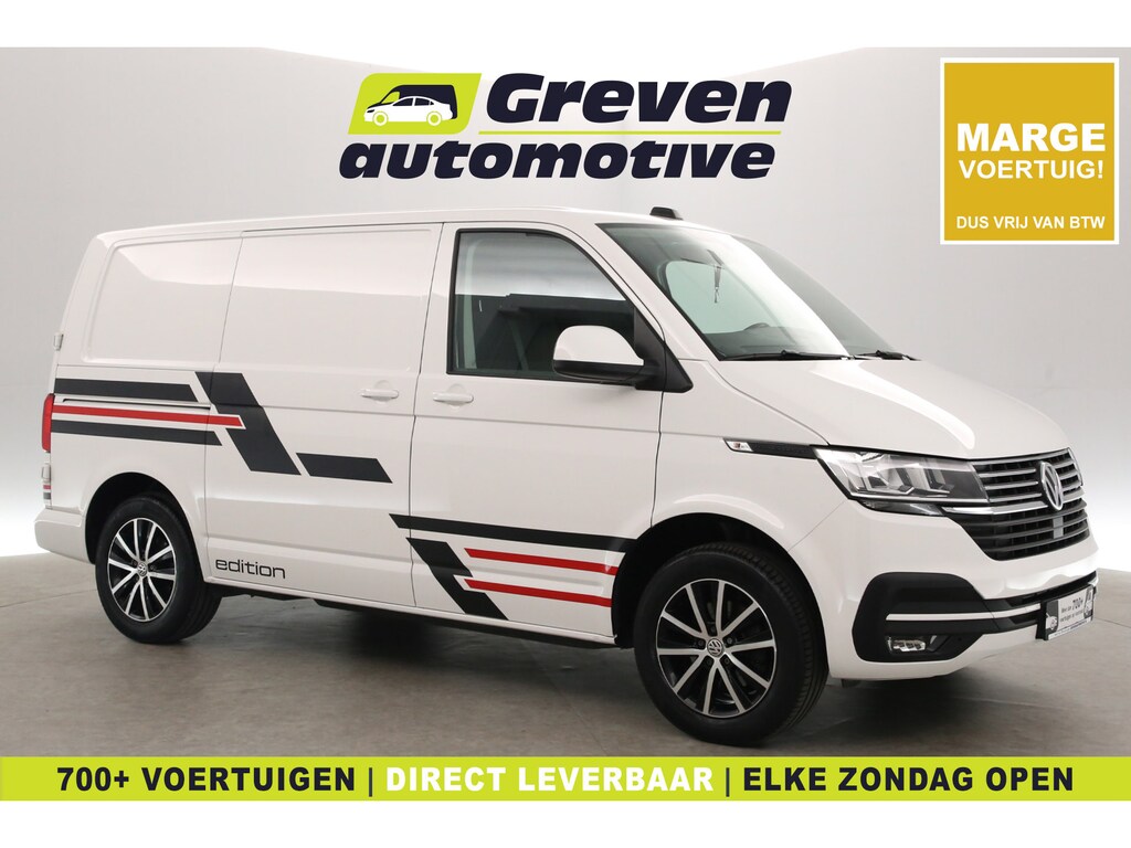 Volkswagen Transporter 2.0 TDI 150PK L1H1 | Marge | Airco | Cruise | 3 Zits | Carplay | 2xSchuifdeur | Parkeersens.