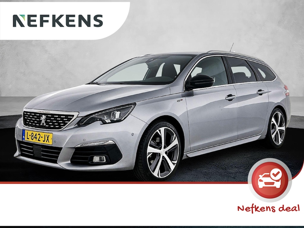 Peugeot 308 SW Blue Lease GT 130pk Automaat | Navigatie | Achteruitrijcamera | Full LED koplampen | Adaptieve Cruise Control | Keyless | Sportstoelen Leder/Alcantara verwarmd+massage | Climate Control | Parkeersensoren v+a | Dodehoeksensor | Apple CarPlay / Android Auto | Donker getint glas | Trekhaak | 18" lichtmetalen velgen |