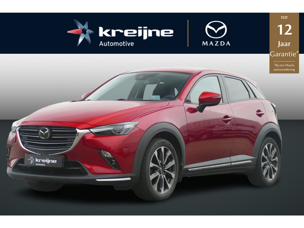 Mazda CX-3 2.0 SkyActiv-G 120 GT-M | Trekhaak | Adapt. cruise | Half leder | Rijklaarprijs!
