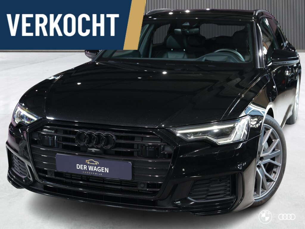 Audi A6 50TFSIe S BLACK EDITION / 3x S LINE / LEDER / TREKHAAK / AD CRUISE / HEAD UP / EL STOELEN