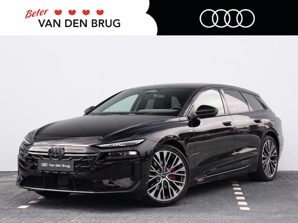 Audi A6 Avant e-tron S edition 83 kWh | 21" lichtmetalen velgen | Bijrijdersscherm | Rode remzadels | Getint glas achter | Trekhaak |