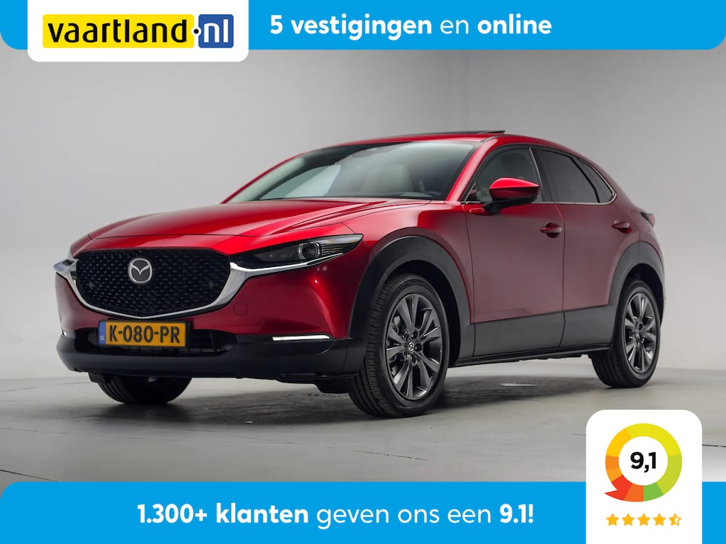 Mazda CX-30 2.0 e-SkyActiv-X M Hybrid Luxury Aut. [ Schuifdak 360°Camera Leder Adapt.cruise ]