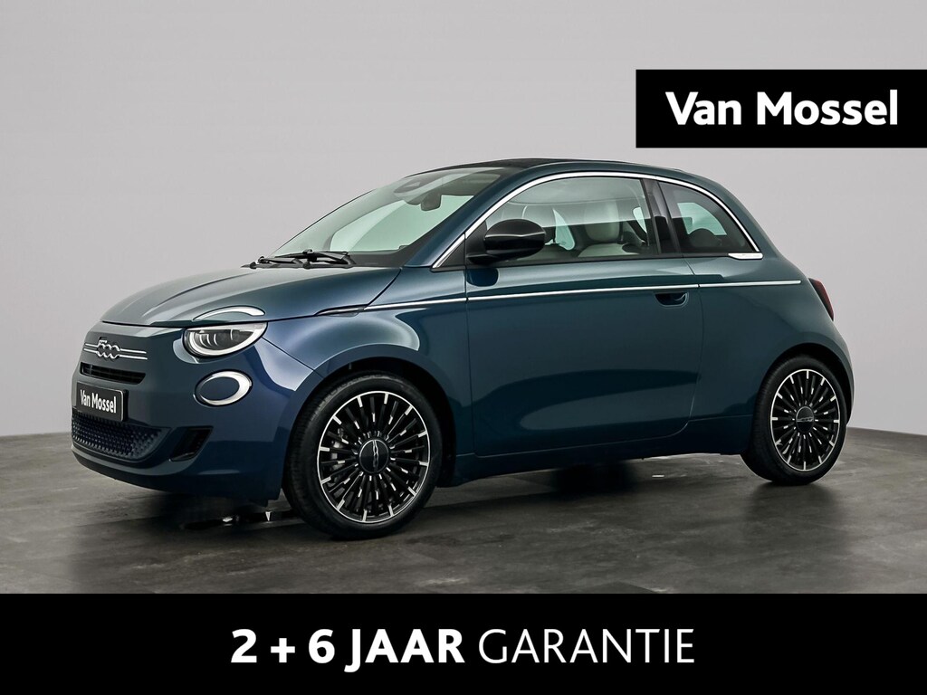 Fiat 500 Cabrio 1.0 Hybrid La Prima | Camera | Navigatie | Sensoren voor&achter | Stoel&Stuurverwarming | JBL premium audio | Android Auto & Apple Carplay | DEMO | 2 + 6 jaar speciale garantie!
