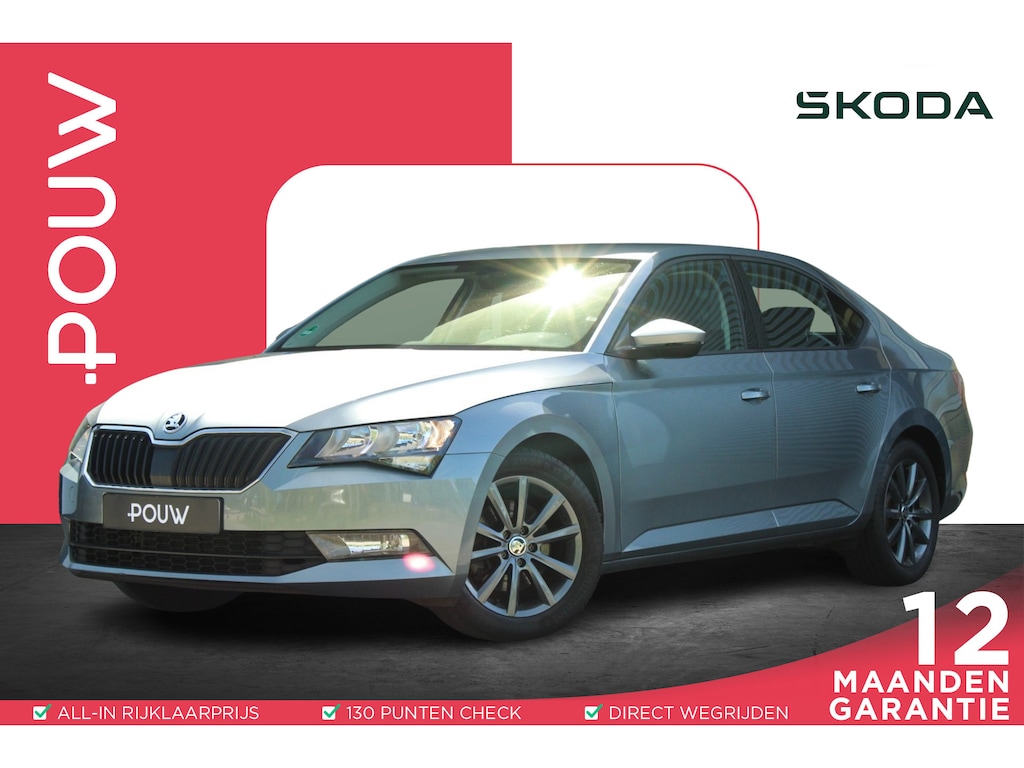 Skoda Superb 1.5 TSI 150pk Ambition | Verwarmde Voorruit | Cruise Control | 17"  Velgen | Parkeersensoren | Stoelverwarming | Climate Control