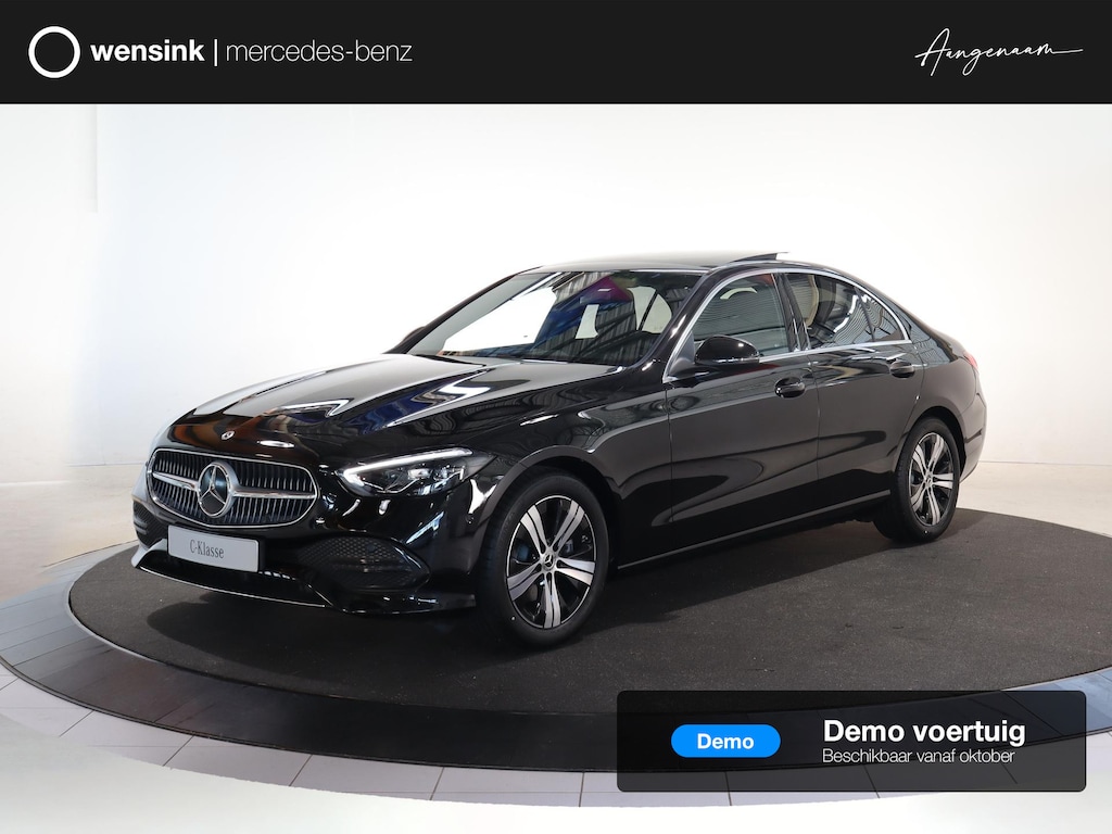 Mercedes-Benz C-klasse 180 Business Solution | Panoramaschuifdak | Trekhaak | Achteruitrijcamera | Verwarmde stoelen | Led-koplampen
