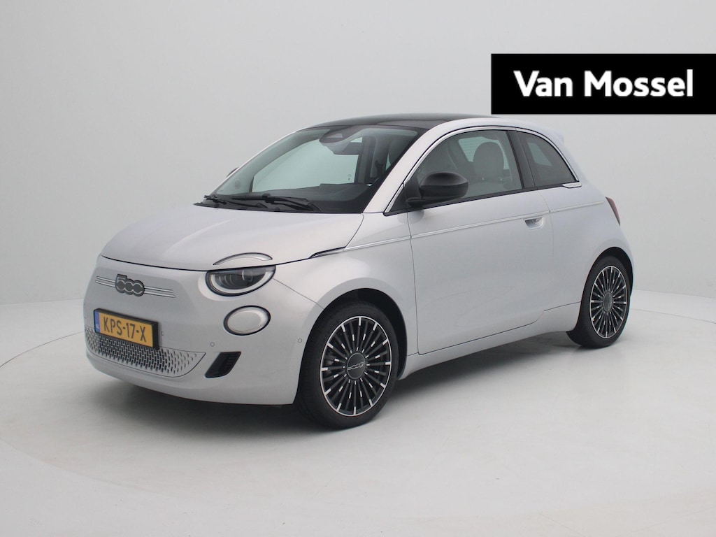 Fiat 500 La Prima 42 kWh | Leder | Camera | 17" Velgen | JBL Audio | DEMO